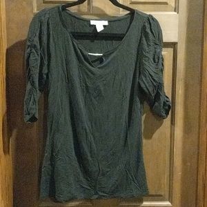 Black 3/4 sleeve top